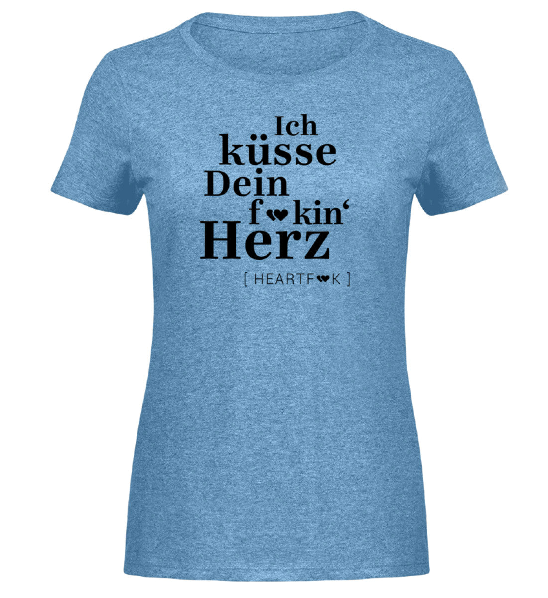 Hellblau Meliert-6806